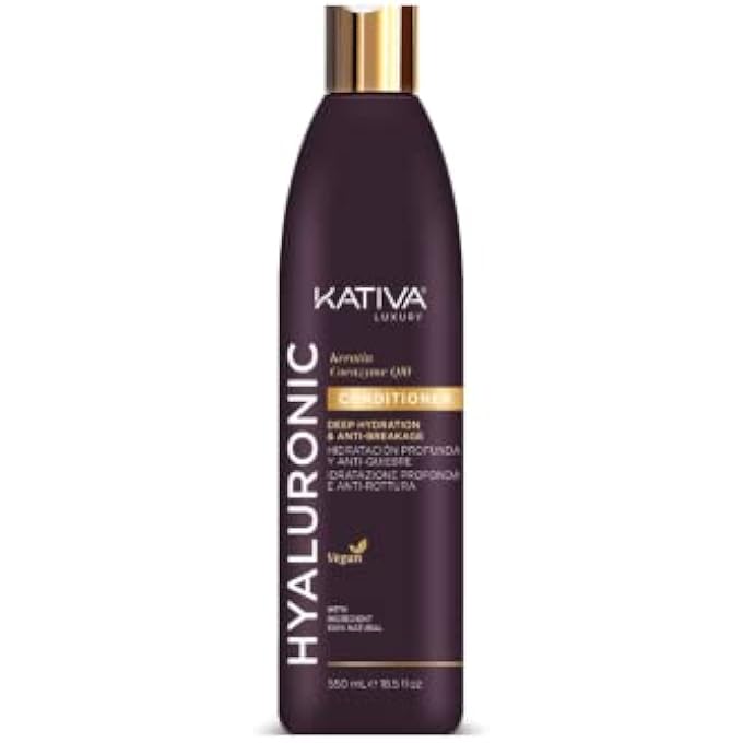 Kativa HYALURONIC KERATIN AND COENZYME Q10 HAIR CONDITIONER 550 ML - Image 2
